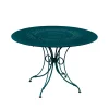 Utebord·Trädgårdsbord|Trädgårdsbord-Fermob 1900 bord Ø117 cm, Acapulco blue