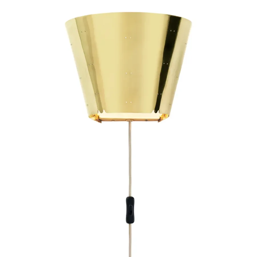 Läslampor|Vägglampor-GUBI 9464 vägglampa, Mässing