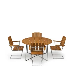 A2 fåtölj, Ek olja-varmförzinkat stativ^Grythyttan Stålmöbler Online