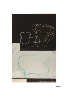 Posters-Iittala Aalto art Sketch black poster, 50x70 cm