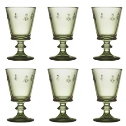 Abeille vinglas 24 cl 6-pack, Olivgrön^La Rochère Discount