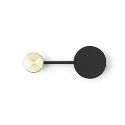 Klädställningar & Galgar|Klädställningar & Galgar-Audo Copenhagen Afteroom klädhängare small, Svart-mässing