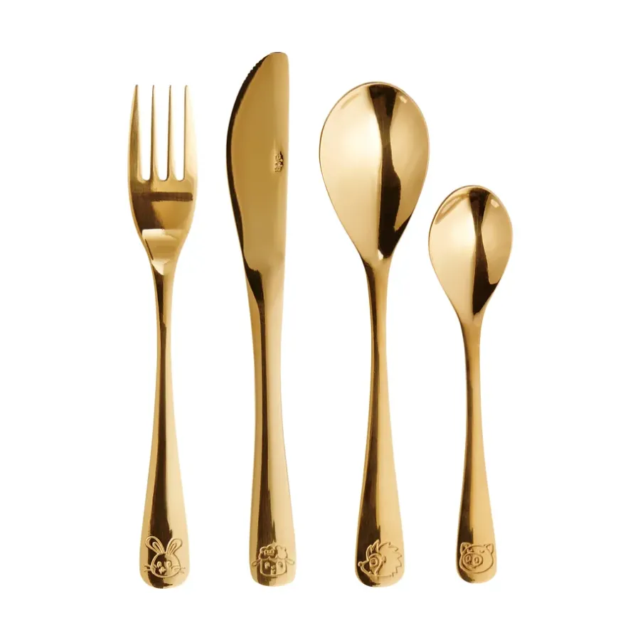 barnbestick 4 delar, Gold^Aida Clearance