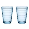 Dricksglas-Iittala Aino Aalto dricksglas 33 cl 2-pack, Aqua