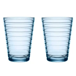 Dricksglas-Iittala Aino Aalto dricksglas 33 cl 2-pack, Aqua