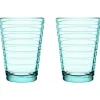 Aino Aalto dricksglas 33 cl 2-pack, vattengrön^Iittala Best