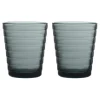 Aino Aalto dricksglas 22 cl 2-pack, Mörkgrå^Iittala New