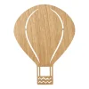Barnlampor-Ferm Living Air balloon vägglampa, Oljad ek