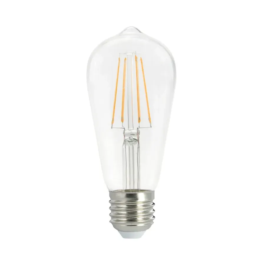 Filament LED Edison ljuskälla, Klar-dimbar-4-filament e27-5w^Airam Sale