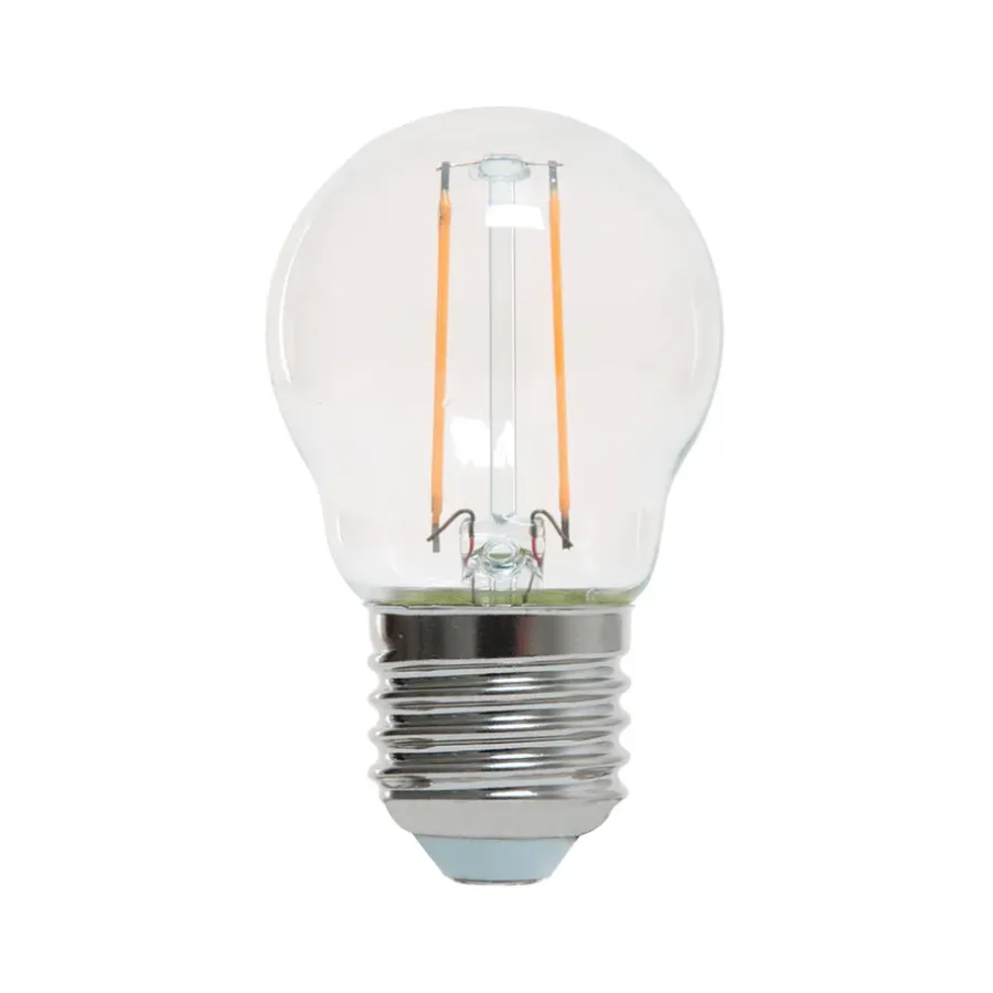 Filament LED- klotlampa E27, klar, ej dimbar, 2,5w^Airam New