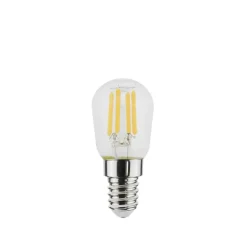 Filament LED päronlampa ljuskälla, klar, med minne, t26 e14, 3w^Airam Clearance