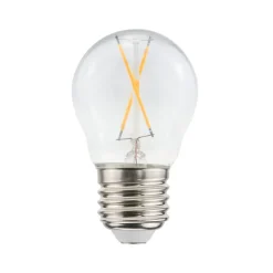 Ljuskällor-Airam Filament LED-klotlampa ljuskälla, klar, ej dimbar, 2-filament e27, 1w
