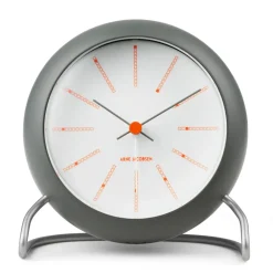 AJ Bankers bordsklocka Ø11 cm, Mörkgrå^Arne Jacobsen Clocks Clearance