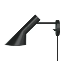 Sänglampor|Vägglampor-Louis Poulsen AJ vägglampa, Svart