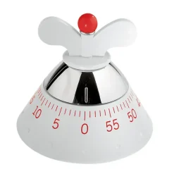 Termometrar & Timers-Alessi kökstimer, vit