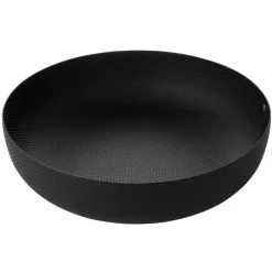 Salladsskålar-Alessi serveringsskål svart, 29 cm