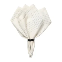 Alice tygservett 45x45 cm, Dusty blue-natural^Broste Copenhagen Sale