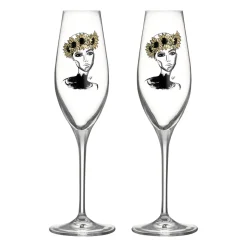 All about you champagneglas 24 cl 2-pack, Let's celebrate you^Kosta Boda Hot