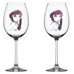Vinglas-Kosta Boda All about you vinglas 52 cl 2-pack, purpurröd