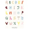 Alphabet Spaghetti ENG Multi-colour poster, 50x70 cm^Paper Collective Discount