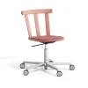 Kontorsstolar & Skrivbordsstolar-Stolab Alt stol snurrstativ klädd sits björk, Vidar 4, 633 pink-malva 27