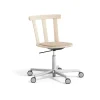 Kontorsstolar & Skrivbordsstolar-Stolab Alt stol snurrstativ klädd sits björk, Hallingdal 65-200 beige-ljus mattlack