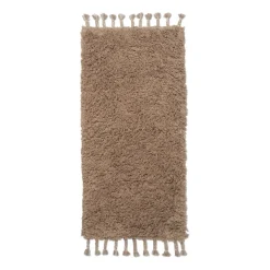 Gångmattor|Lugg- & Ryamattor-Ferm Living Amass long pile matta 70x140 cm, White Pepper