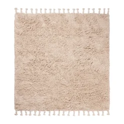 Amass long pile matta 140x140 cm, Off-white^Ferm Living Outlet