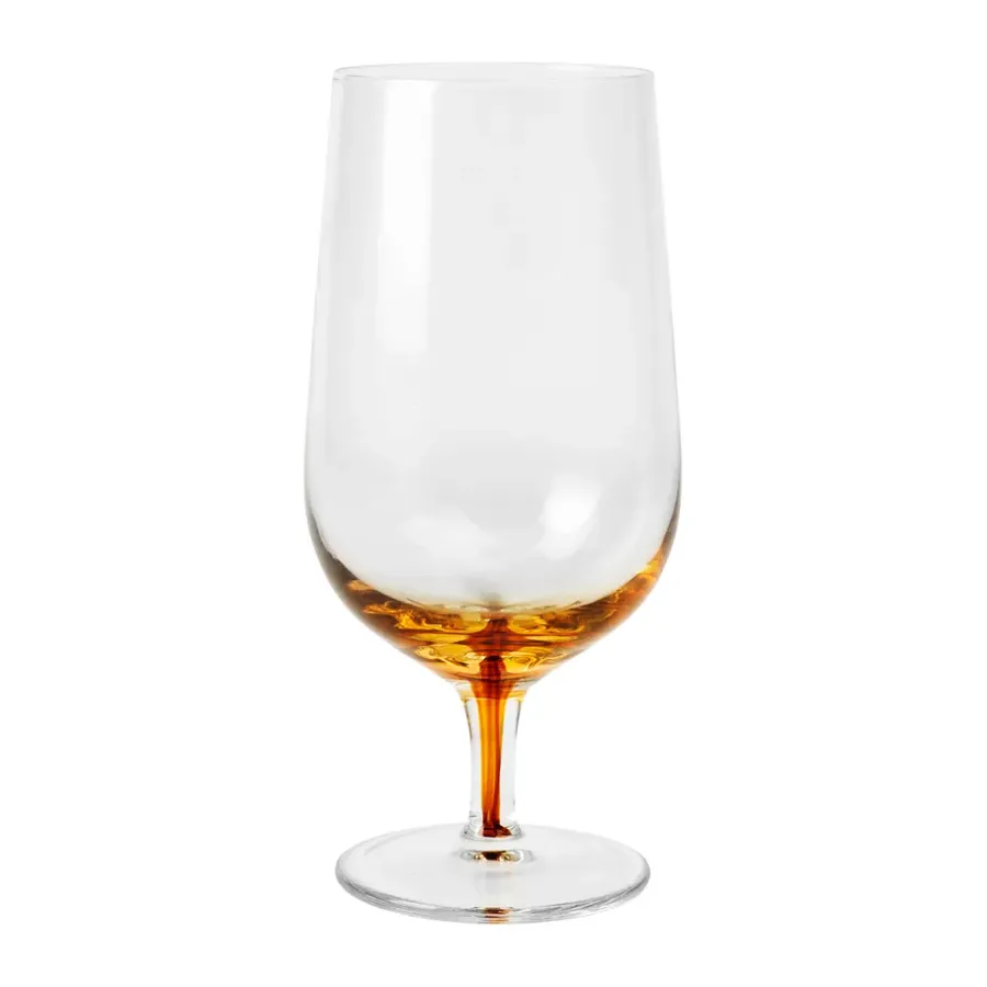 Ölglas-Broste Copenhagen Amber ölglas 50 cl, Caramel