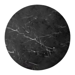 Androgyne bordsskiva till sidobord Ø65 cm, Nero Marquina^Audo Copenhagen Hot
