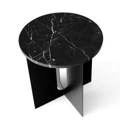 Matbord-Audo Copenhagen Androgyne bordsskiva till sidobord Ø42 cm, svart