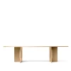 Androgyne Rectangular matbord, natural oak, 278x109 cm^Audo Copenhagen New