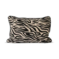 Anima kudde L 40x60 cm, Zebra-svart^Byon Online