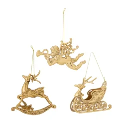 Anisa julhänge 3 delar, Mässing^Bloomingville Best