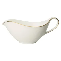 Såssnipor & Såskannor-Villeroy & Boch Anmut Gold såsskål utan fat, Vit