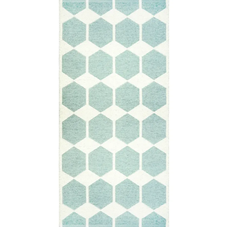Anna matta aqua (turkos), 70x140 cm^Brita Sweden Online