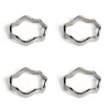 Anna servettring 4-pack, Silver^Sagaform Clearance