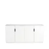 Aoko sideboard 77x160 cm, vit lack^Mavis Hot