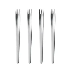 Arne Jacobsen tårtgaffel, 4-pack^Georg Jensen