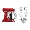 Köksassistenter & Köksmaskiner-KitchenAid Artisan 5KSM175 köksmaskin med extra tillbehör 4,8 L, Empire red
