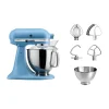 Köksassistenter & Köksmaskiner-KitchenAid Artisan 5KSM175 köksmaskin med extra tillbehör 4,8 L, Blue velvet