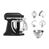 Köksassistenter & Köksmaskiner-KitchenAid Artisan 5KSM175 köksmaskin med extra tillbehör 4,8 L, Cast iron black
