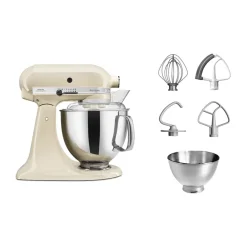 Artisan 5KSM175 köksmaskin med extra tillbehör 4,8 L, Almond cream^KitchenAid Hot