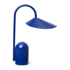 Barnlampor|Sänglampor-Ferm Living Arum portabel lampa, Bright Blue