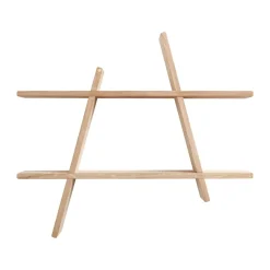 A-Shelf vägghylla Large 78x12x67 cm, Oak^Andersen Furniture Clearance