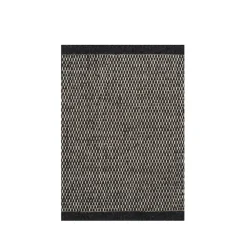 Bomulls- & Trasmattor-Linie Design Asko matta, Black, 170x240 cm