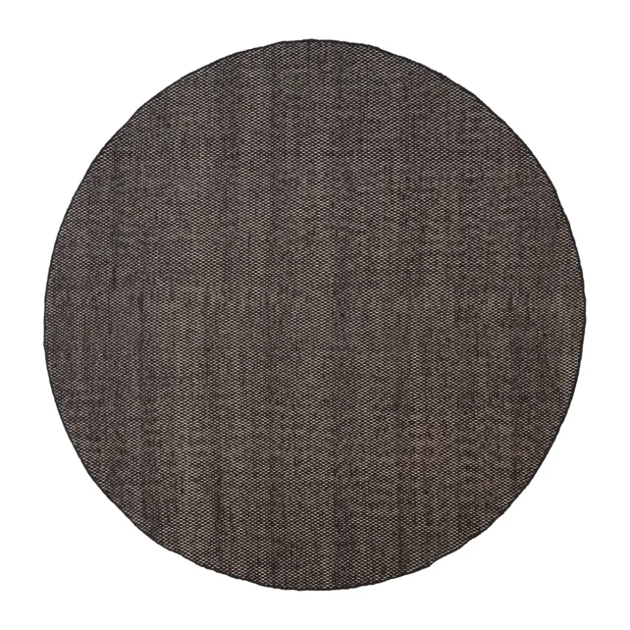 Runda Mattor-Linie Design Asko matta rund, Black, Ø240 cm