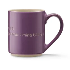 Kaffekoppar-Design House Stockholm Astrid Lindgren mugg, jag är en vacker…, svenskt text