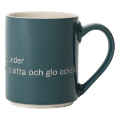 Kaffekoppar-Design House Stockholm Astrid Lindgren mugg, och så ska man ju ha, Svensk text