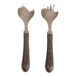 Astrid salladsset, Brun-silver^Sagaform